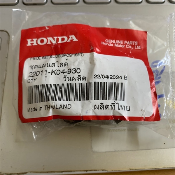 Kẹp trượt SH 22011-K04-930 (bộ 3 cái)