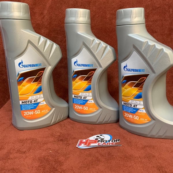 Nhớt Gazpromneft MoTo 20W-50 SG 800ml (xe số, tay ga)