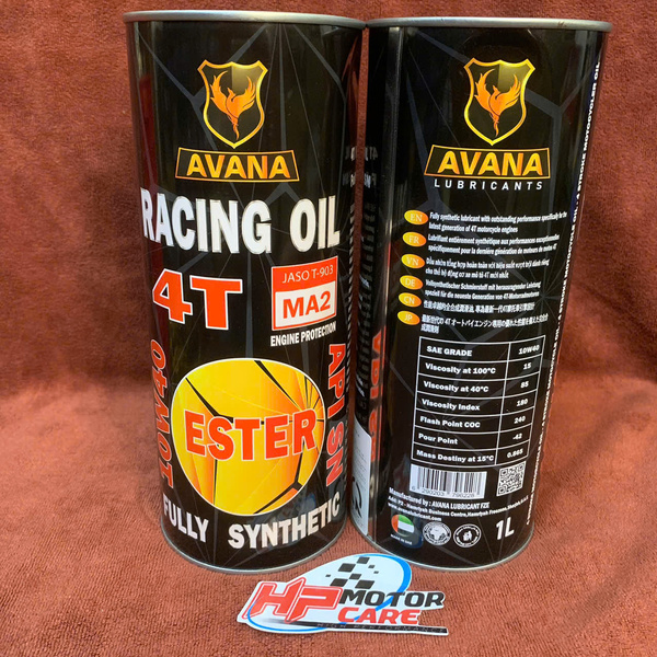 NHỚT AVANA RACING ESTER 10W40 SP 1 Lít