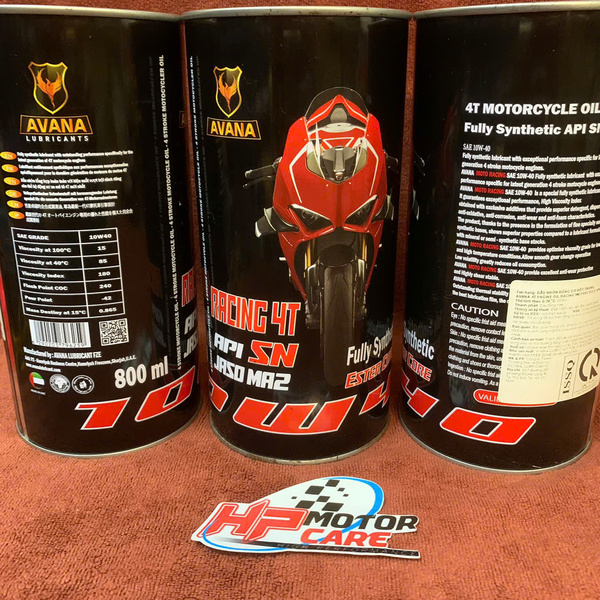 NHỚT AVANA RACING ESTER 10W40 SP 800ML