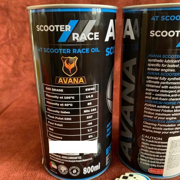 Nhớt Avana Scooter Race SP 5W-40 MB hiệu năng cao