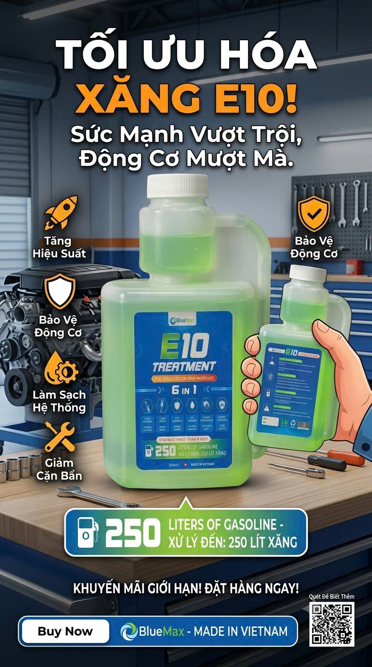 Dung dịch phụ gia xăng BlueMax