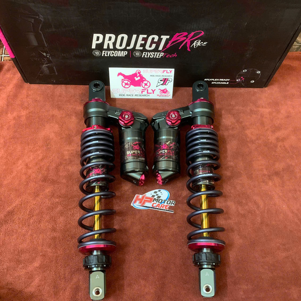 Phuộc sau SH 150 Superfly Project BR bình dầu 380mm (10 click tăng chỉnh)