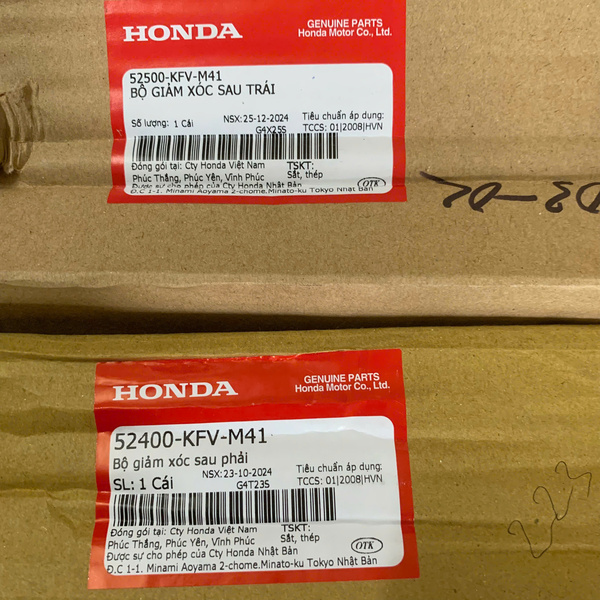 Phuộc sau Dream KFV chính hãng