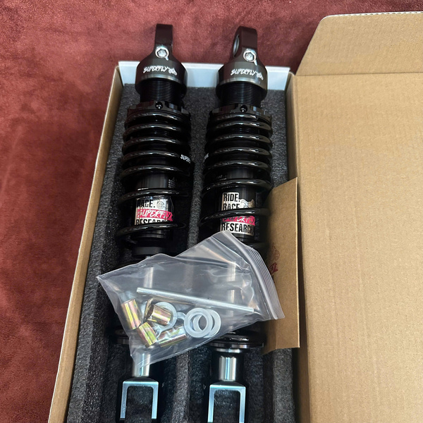 Phuộc sau Airblade Superfly MA 320mm (ty trắng)