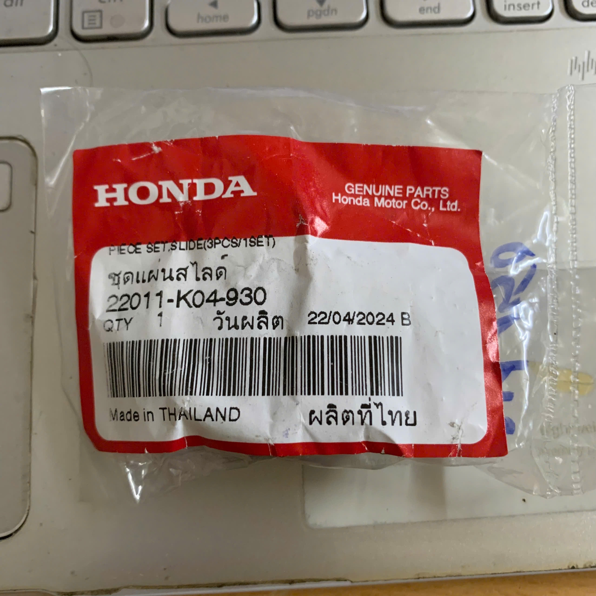 Kẹp trượt SH 22011-K04-930 (bộ 3 cái)