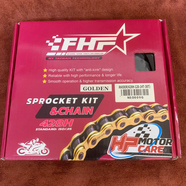 Bộ nhông sên dĩa Raider, Satria FHF sên vàng