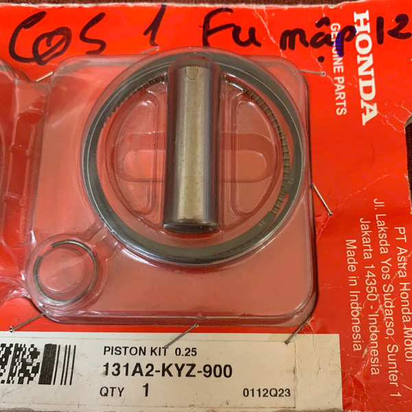 Bộ Piston Future 125 (FI)/ Fuled KYZ Cos 1 (Chính hãng)