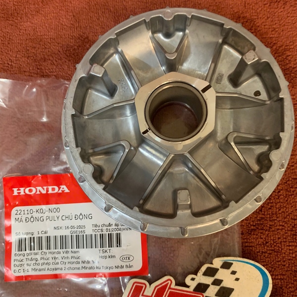 Nhôm nồi/Má động puly chủ động/chén bị Scoopy/ Vision/ Beat 22110-K0J-V00