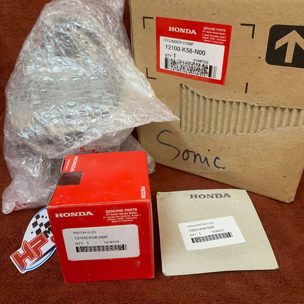 Bộ Lòng Xylanh Winner / Sonic 12100-K56-N00 Cos 0 (lòng, trái, bạc)