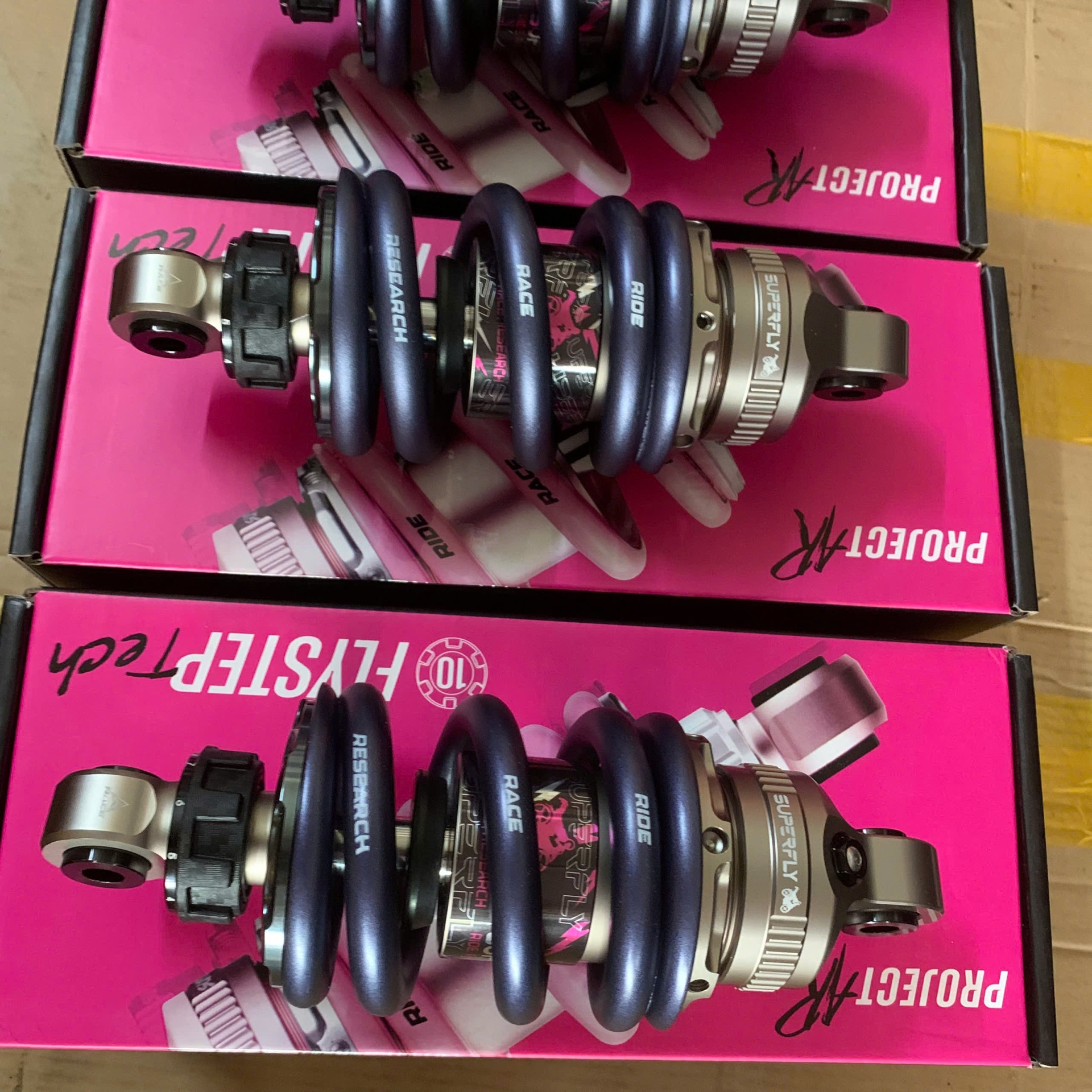 Phuộc sau Exciter 135 Superfly Project AR tăng chỉnh