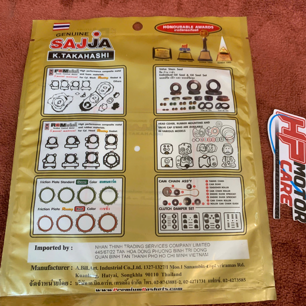 Ron đầu Winner - Sonic 62 Sajja/Fcci (bộ)