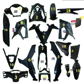 BỘ DÀN ÁO NHỰA NHÁM WINNER V1 (17 MÓN )