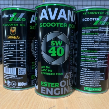 NHỚT AVANA SCOOTER ECO 10W40 SM 800ML