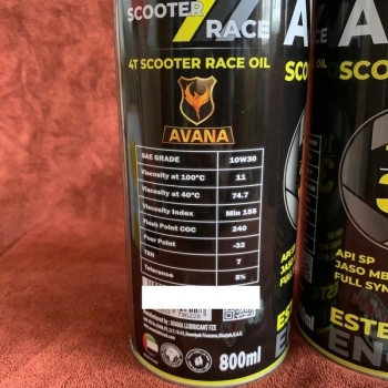 Nhớt Avana Scooter Race 10W-30 SP