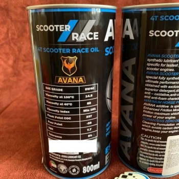 Nhớt Avana Scooter Race SP 5W-40 MB hiệu năng cao