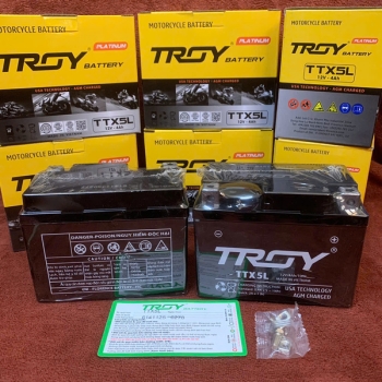 Bình ắc quy Troy TTX5L 12V-4A