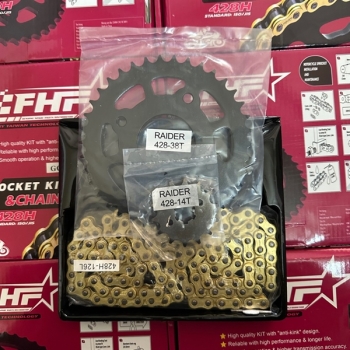 Bộ nhông sên dĩa Raider, Satria FHF sên vàng