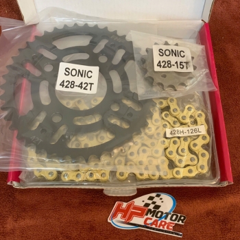 Bộ nhông sên đĩa Sonic FHF (sên vàng)