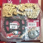 Bộ nhông sên dĩa Wave Dream FHF (sên vàng)