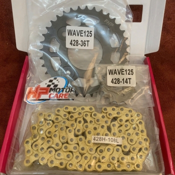 Bộ nhông sên dĩa Future 125 - RS FHF (sên vàng)